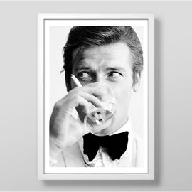 Roger Moore Art Print