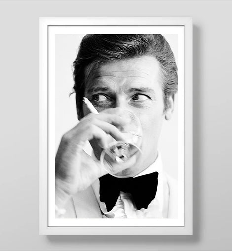 Roger Moore Art Print