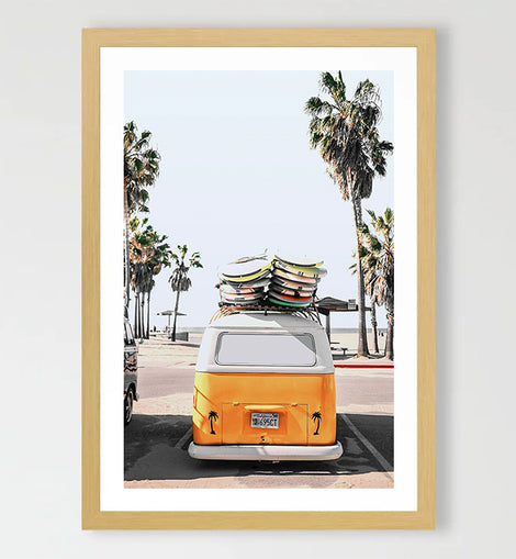 Surf Kombi Art Print