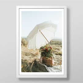 Beach Picnic Art Print