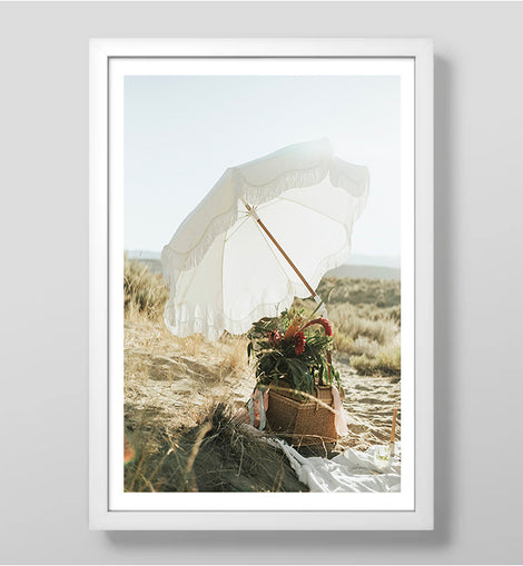 Beach Picnic Art Print