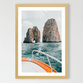 Rock Shore Art Print