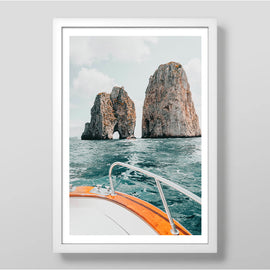 Rock Shore Art Print