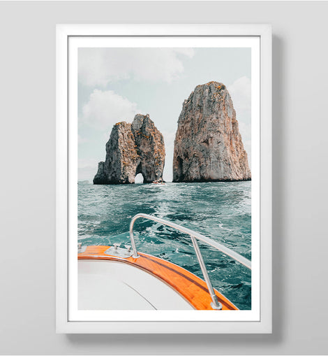 Rock Shore Art Print