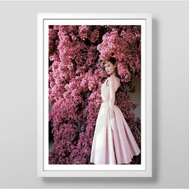 Audrey Blossom Art Print