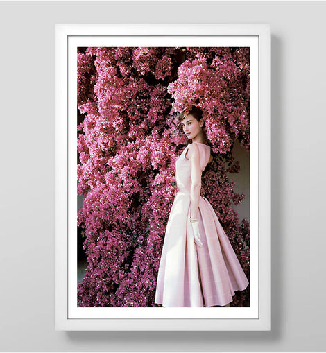 Audrey Blossom Art Print