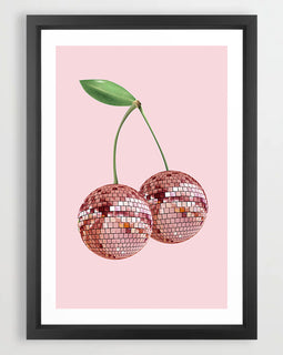 Cherry Disco Art Print