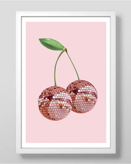 Cherry Disco Art Print