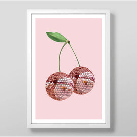 Cherry Disco Art Print