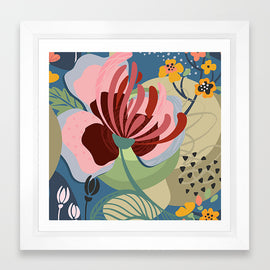 Dancing Flowers Art Print