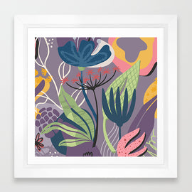 Dancing Flowers 3 Art Print