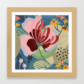 Dancing Flowers Art Print