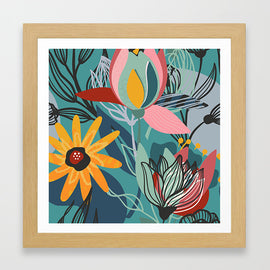 Dancing Flowers 2 Art Print