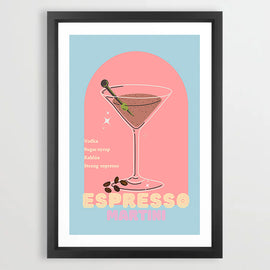 Espresso Cocktail Art Print