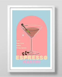 Espresso Cocktail Art Print