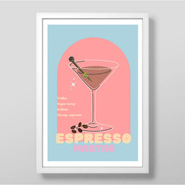 Espresso Cocktail Art Print