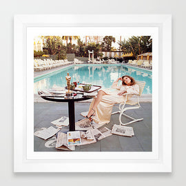 Faye Dunaway Oscar Art Print