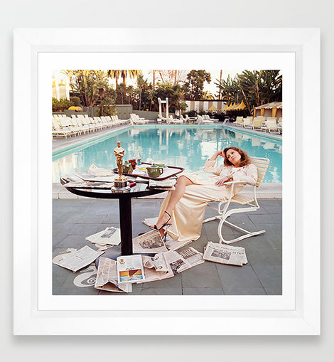 Faye Dunaway Oscar Art Print