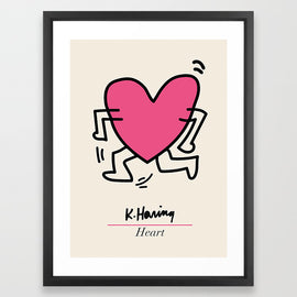 Heart by Keith Haring Art Print