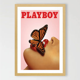 Butterfly Lips Art Print