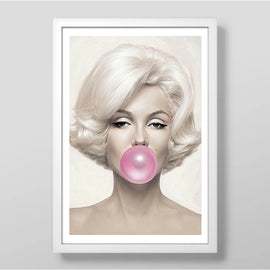 Marilyn Bubble Art Print