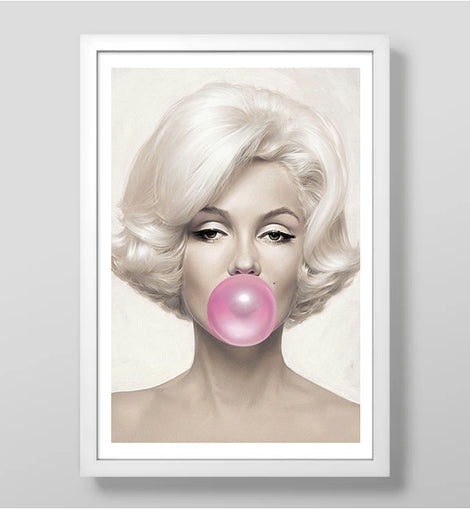 Marilyn Bubble Art Print