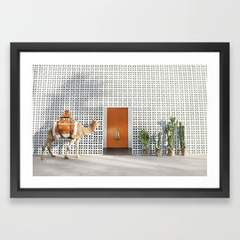 Palm Springs Camel Art Print