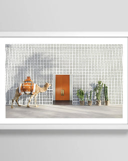 Palm Springs Camel Art Print