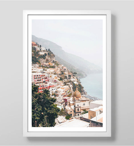 Pastel Cinque Terre Art Print