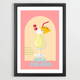 Pina Colada Cocktail Art Print