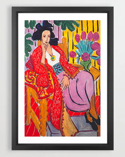 Red Robe Matisse Art Print