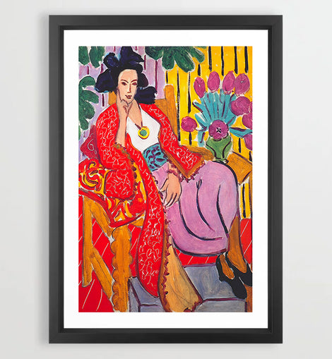 Red Robe Matisse Art Print