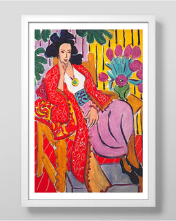 Red Robe Matisse Art Print