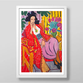 Red Robe Matisse Art Print