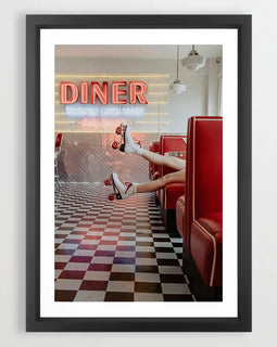 Retro Diner Art Print