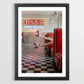 Retro Diner Art Print