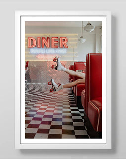 Retro Diner Art Print