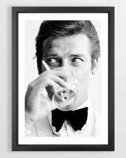 Roger Moore Art Print