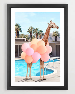 Sassy Giraffe Art Print