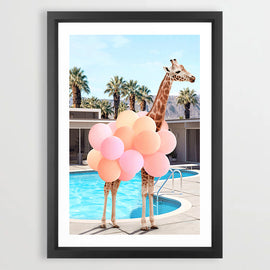 Sassy Giraffe Art Print