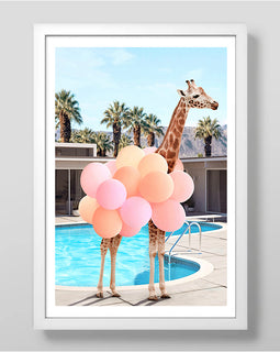 Sassy Giraffe Art Print