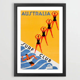 Surf Club Art Print