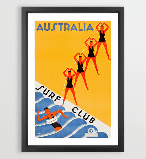 Surf Club Art Print