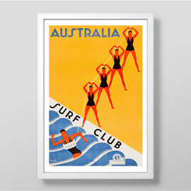 Surf Club Art Print