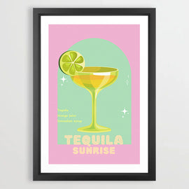 Tequila Cocktail Art Print