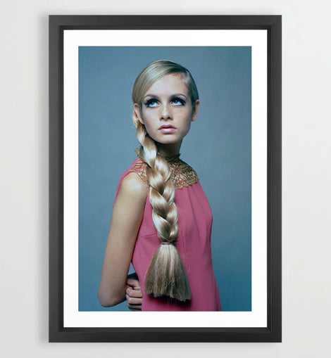 Twiggy Plait Art Print