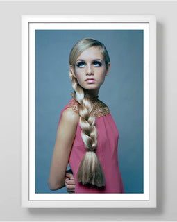 Twiggy Plait Art Print