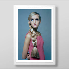 Twiggy Plait Art Print